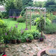 recycled brick patio - my own work  Added by john