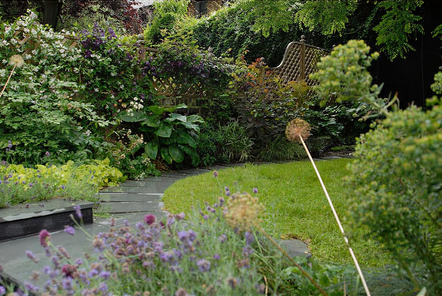 Serene contemporary garden design in fulham josh ward