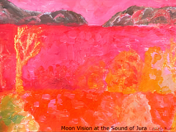 Moon vision at the sound of jura