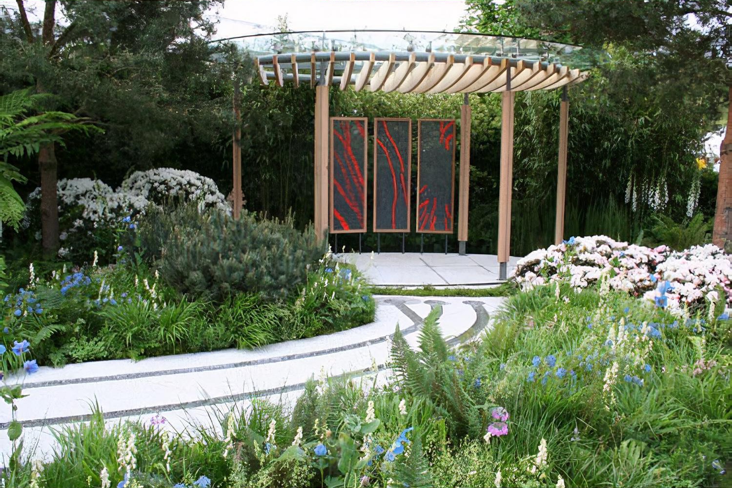 Homebase Cornish Memories garden by garden designer Thomas Hoblyn Chelsea Flower Show 2011