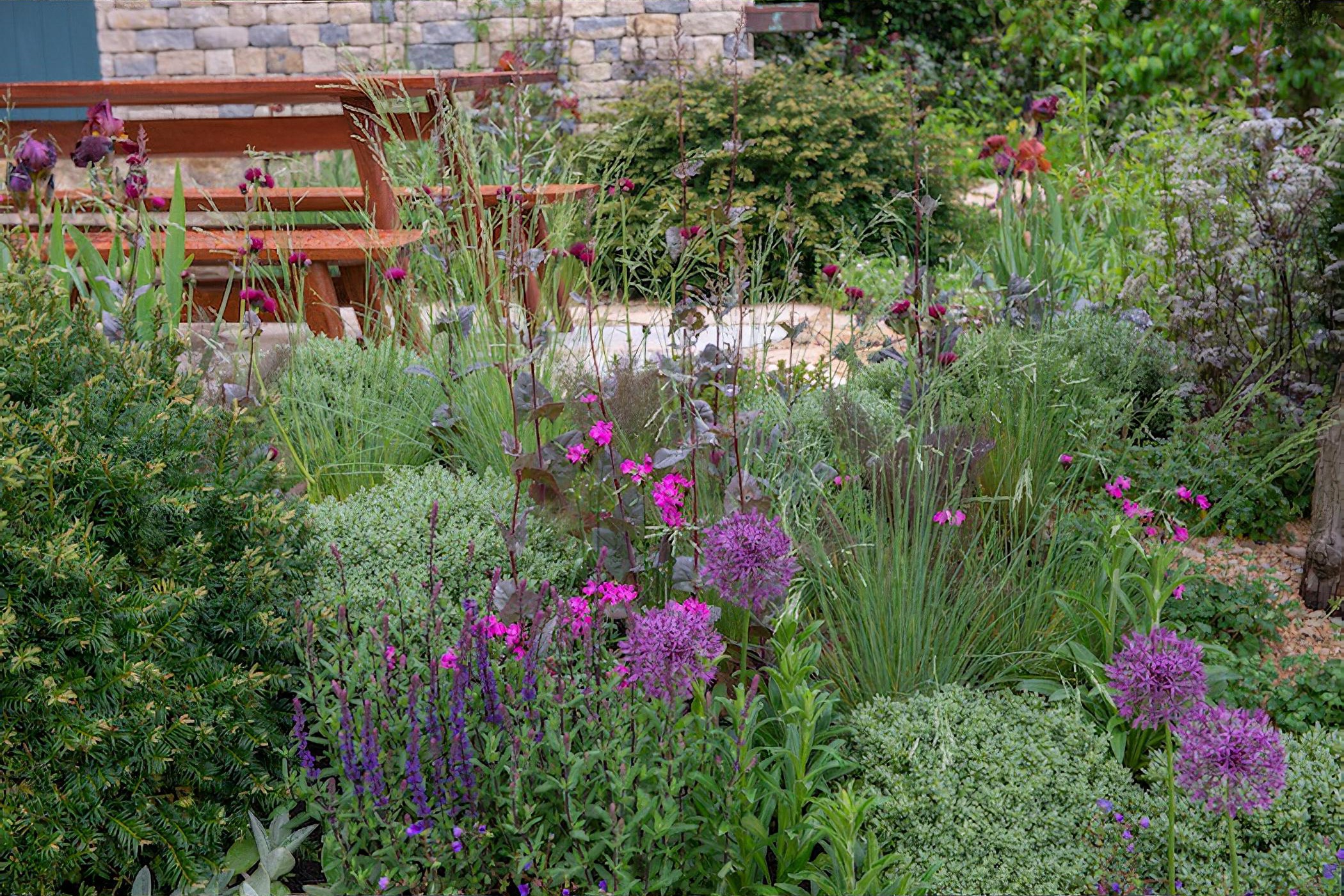 Warner’s Distillery Garden by garden designer Helen Elks-Smith Chelsea Flower Show 2019