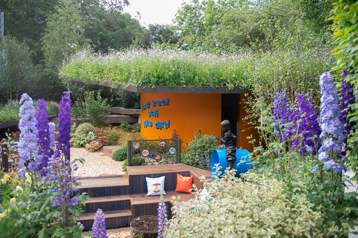 The New Blue Peter Garden – Discover Soil Garden by garden designer Juliet Sargeant Chelsea Flower Show 2022