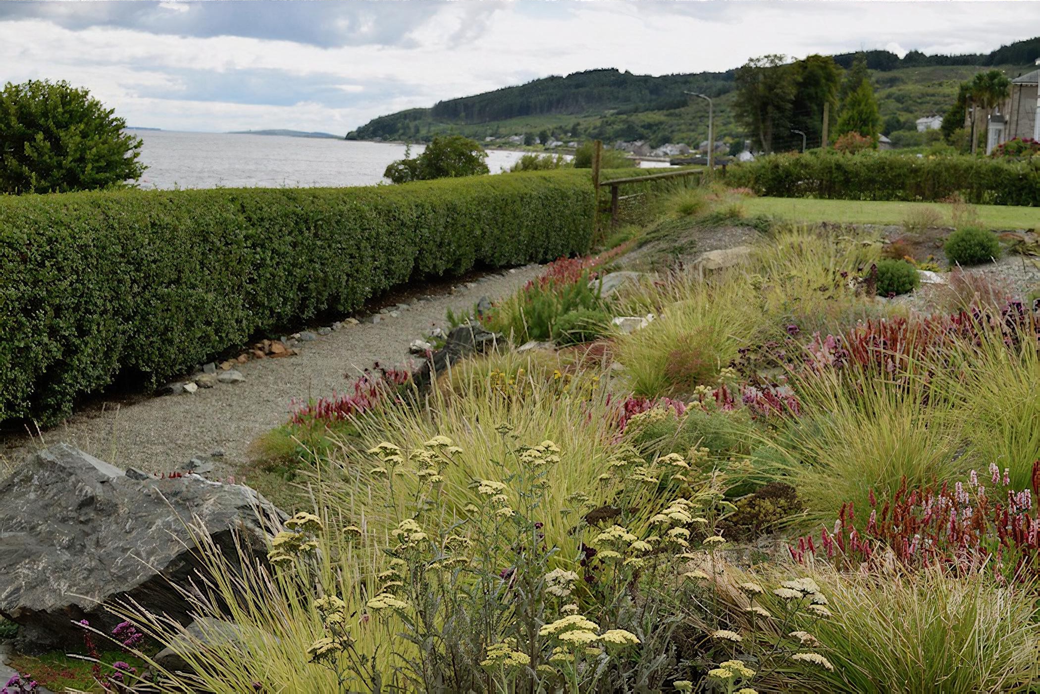 Exposed Coastal Garden by Scotland based garden designer Rachel Bailey