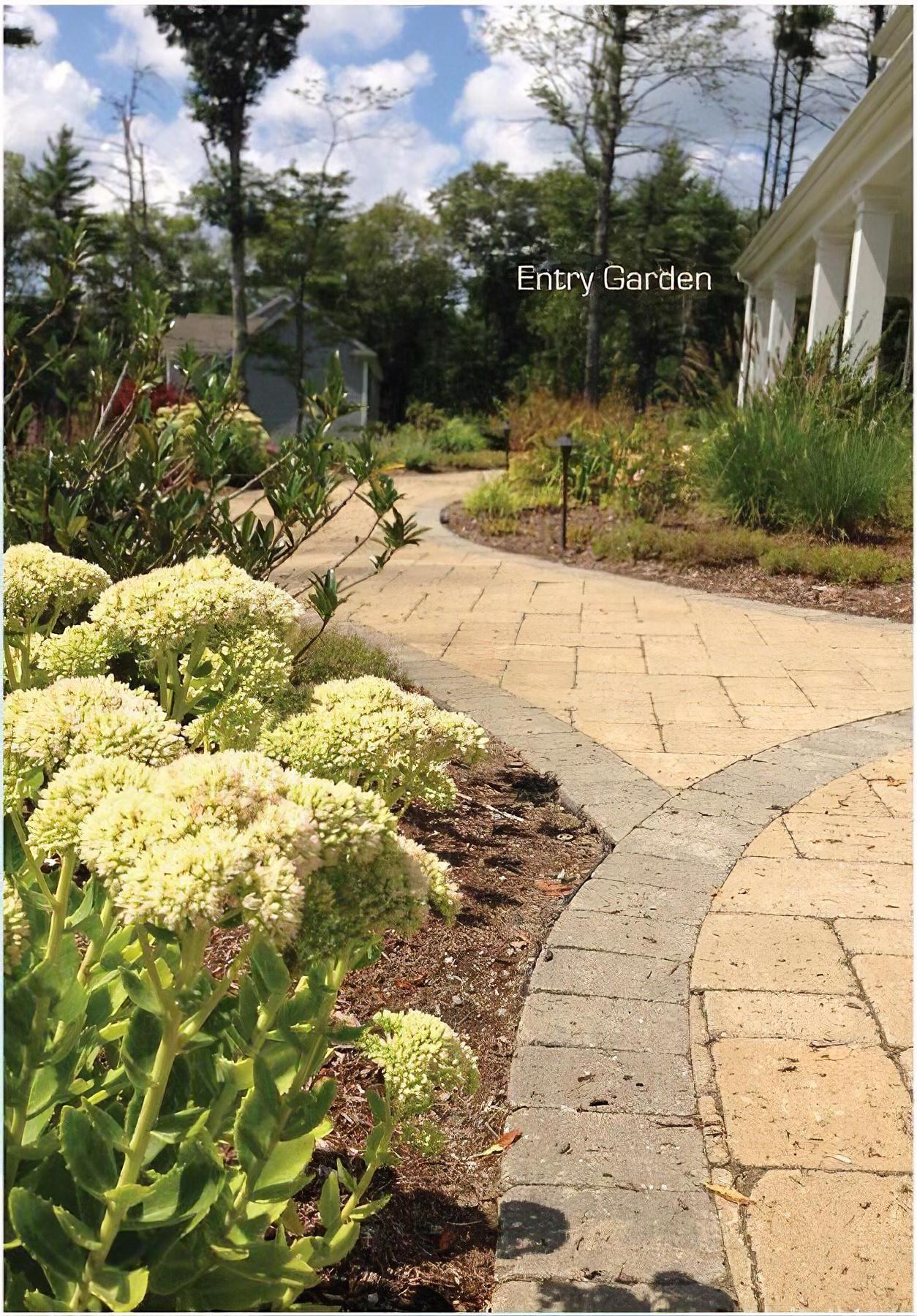 A Multi-generational Suburban Home Garden by Rhode Island garden designer Shawn Mayers.