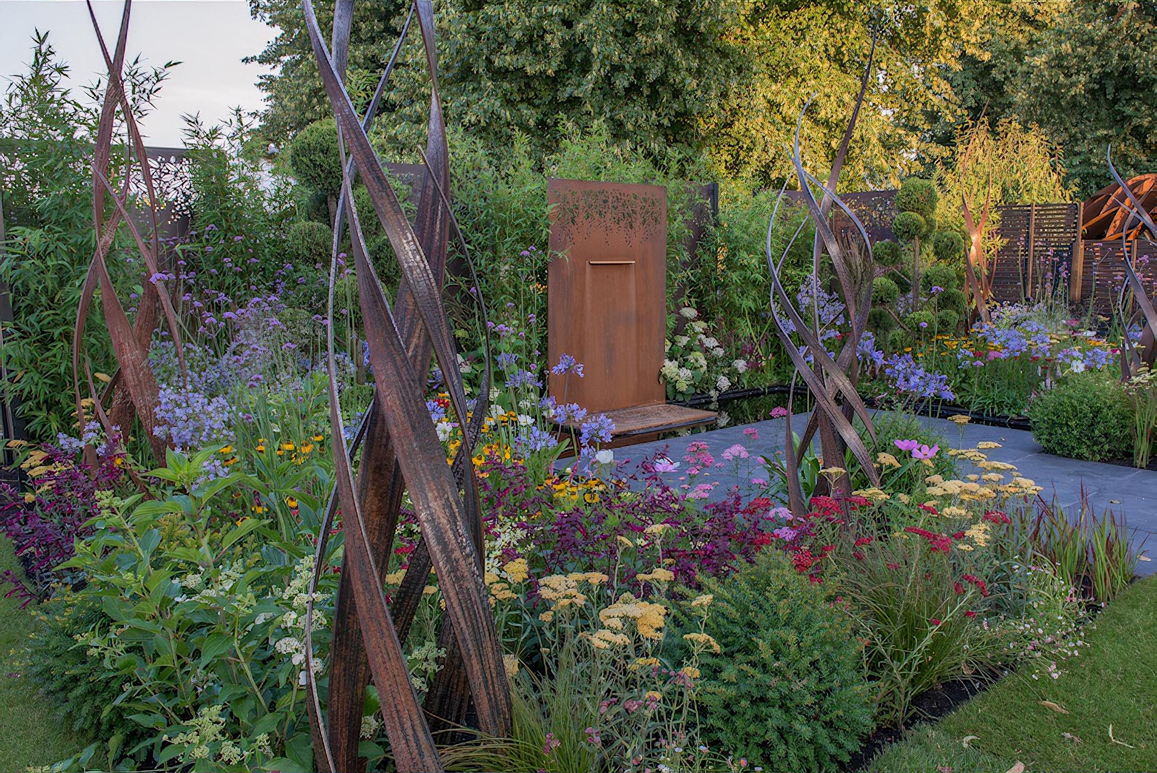 Brilliance in Bloom Garden Hampton Court Flower Show 2018 by garden designer Charlie Bloom