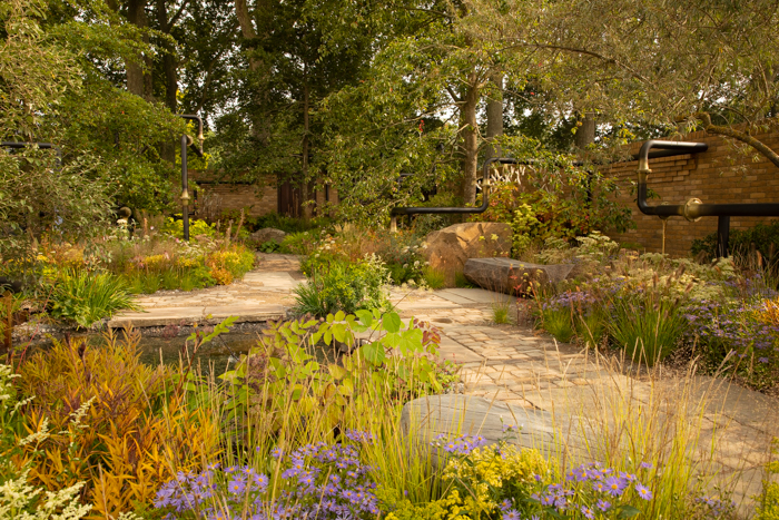 Chelsea Flower Show 2021: Show gardens: M&G Garden designed by Charlotte Harris and Hugo Bugg of Harris Bugg Studio